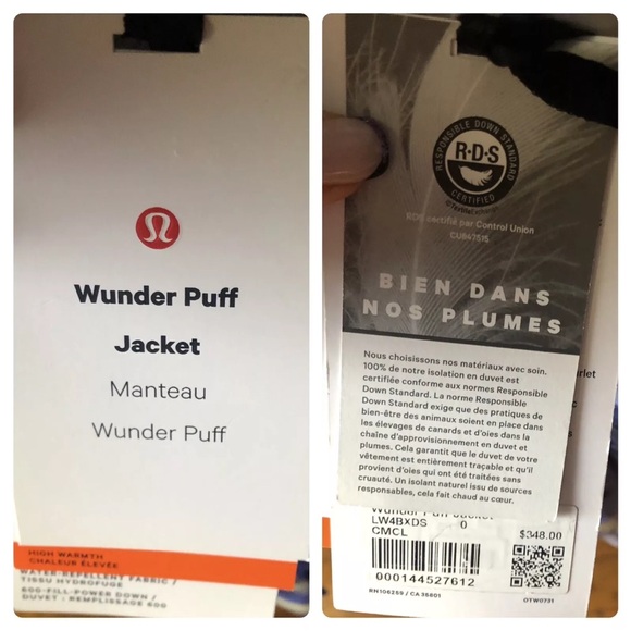 NWT Lululemon Wunder Puff Down Coat Jacket Multi Pucci Print Sz.Small - Picture 10 of 13